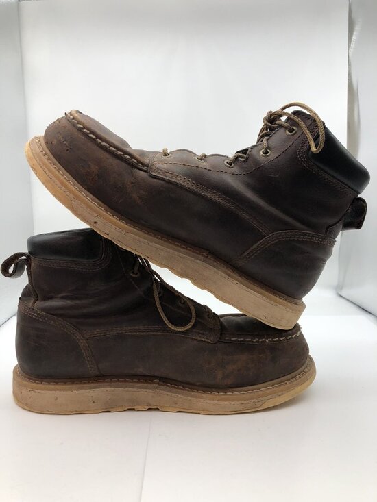 Vintage Red Wing Irish Setter work Boots Size 10 distressed leather